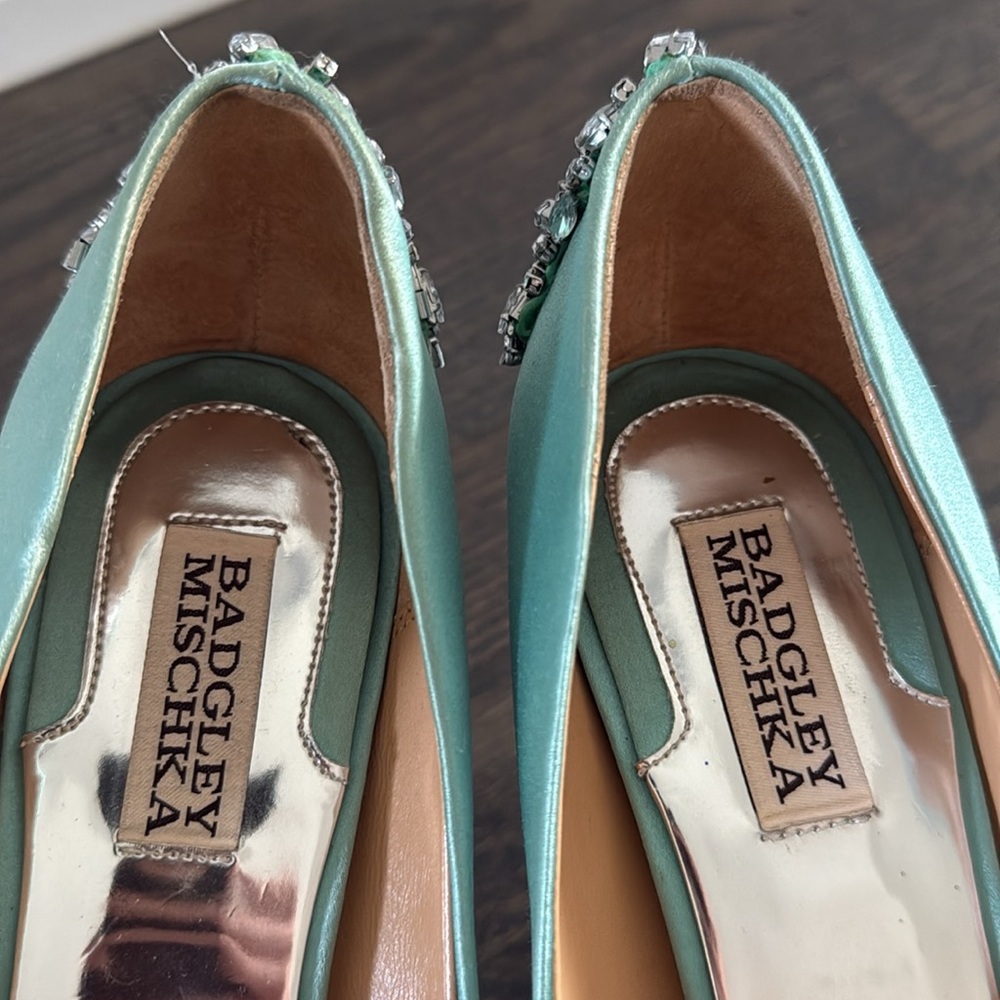 Badgley Mischka Kiara Heels-Authentic-NWOB - Picture 6 of 11